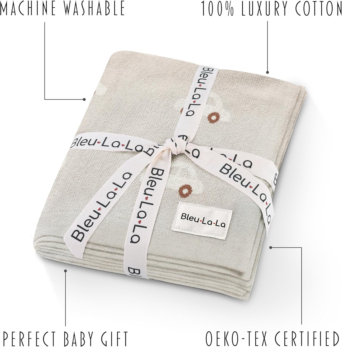 Baby Receiving Blanket for Boys 100% Cotton Buttery Soft Cozy Receiving Swaddle Crib Stroller