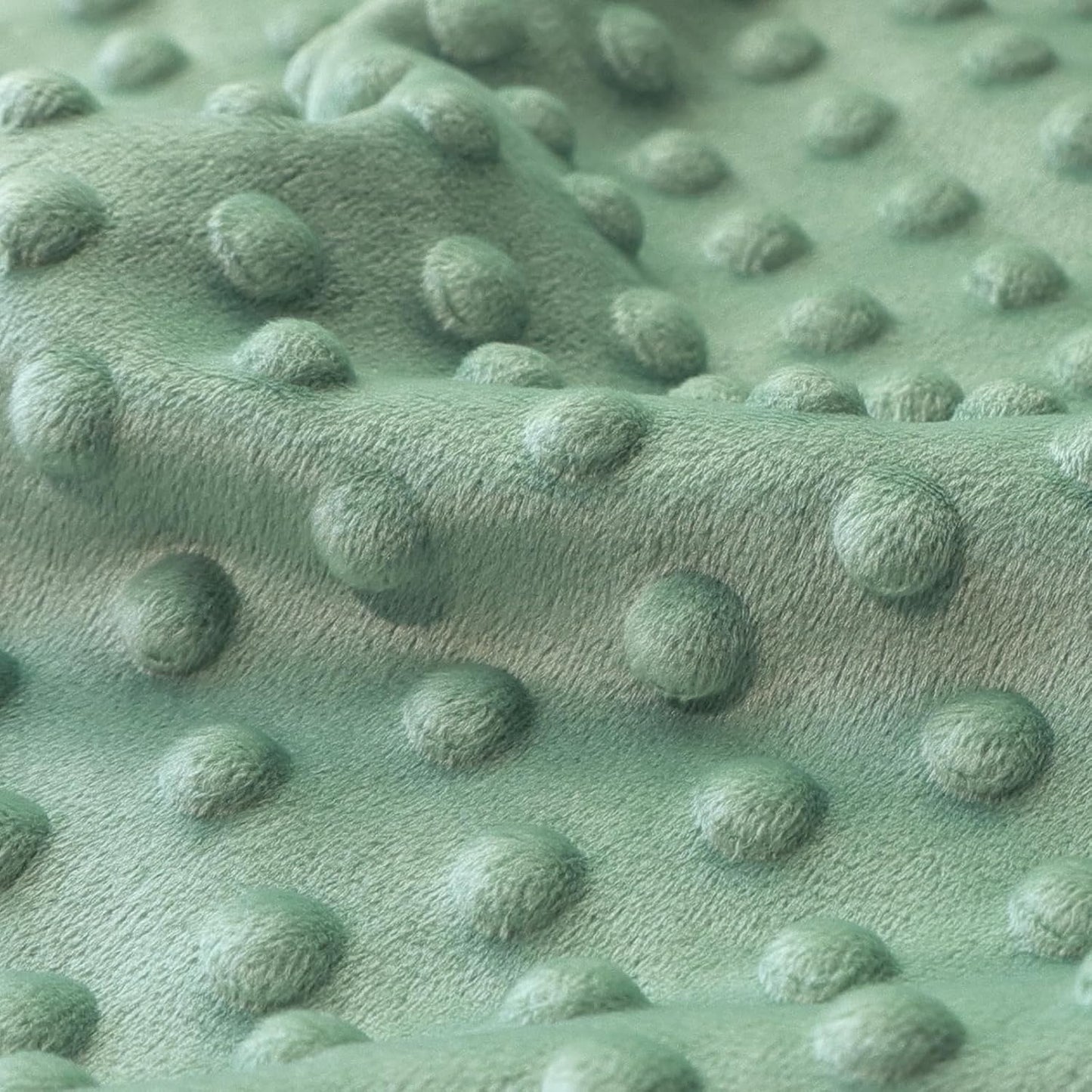 HOMRITAR Baby Blanket for Boys Girls Soft Plush Minky Toddler Blanket with Double Layer Dotted