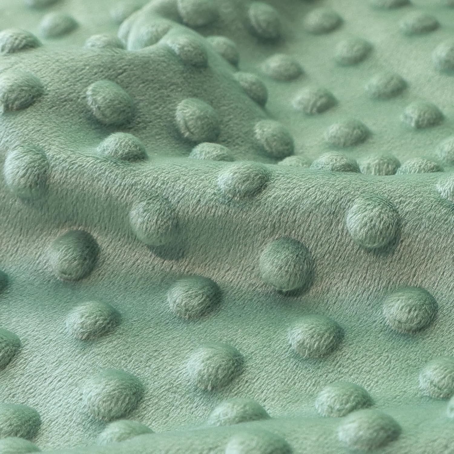 HOMRITAR Baby Blanket for Boys Girls Soft Plush Minky Toddler Blanket with Double Layer Dotted
