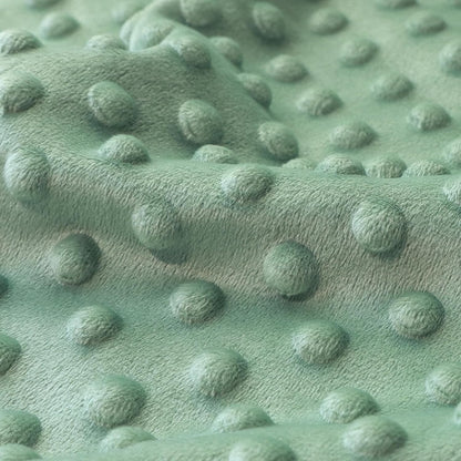 HOMRITAR Baby Blanket for Boys Girls Soft Plush Minky Toddler Blanket with Double Layer Dotted
