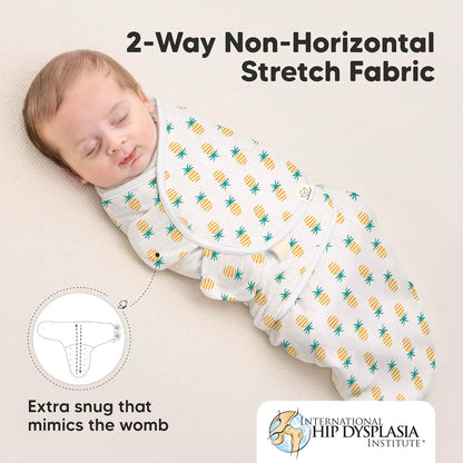 KeaBabies 3-Pack Organic Baby Swaddle Sleep Sacks - Swaddles for Newborns, Infant 0-3 Months, Baby
