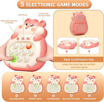 Quick Push Game Console Series Toys for Kids, Interesting Push Bubble Fidget Stress Relief Toys, Anti-Stress Toys for Boys and Girls Aged 3+