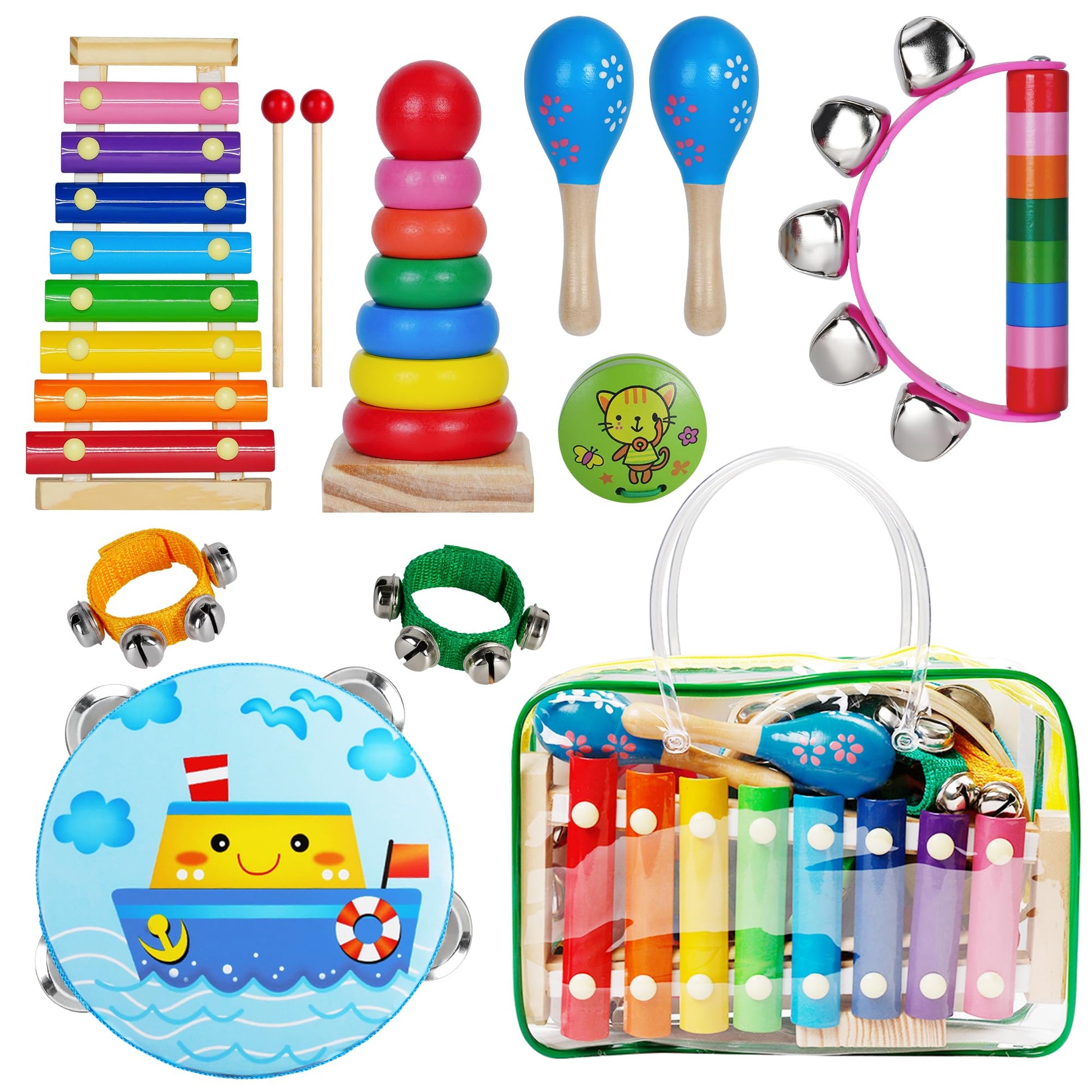 Childom Kids Musical Instruments for Toddlers,Baby Musical Toys for Toddlers,Preschool Educational