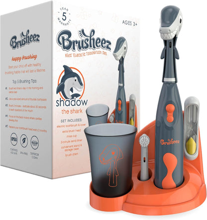 Brusheez Kids’ Electric Toothbrush Set - Safe & Effective for Ages 3+ - Parent Tested & Approved