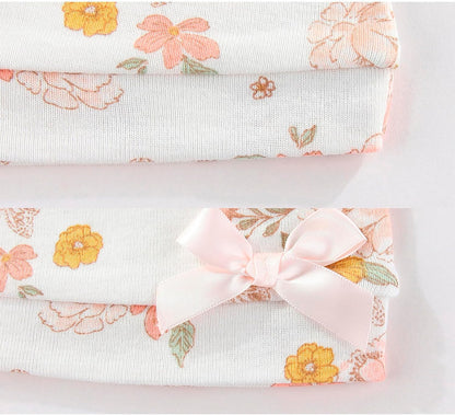 Newborn Baby Boy Girl Caps Mittens Socks Set Cotton Baby Essentials Accessories (Hats+Gloves+Socks)