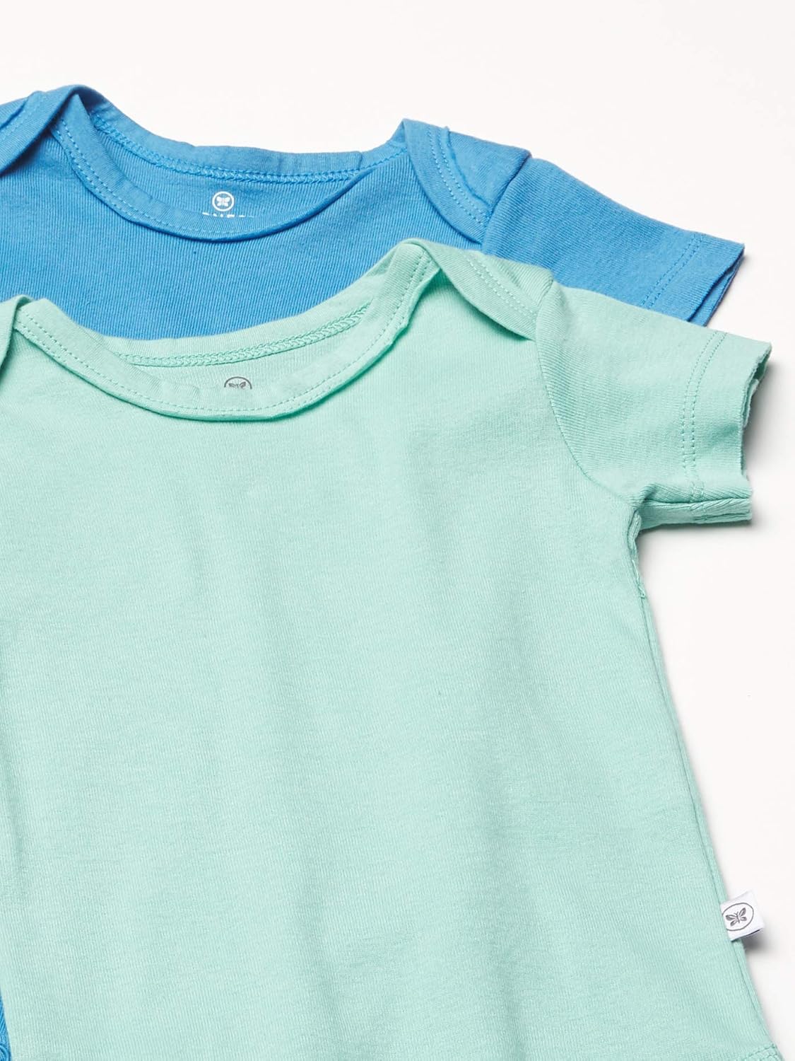 HonestBaby unisex-baby 10-pack Short Sleeve Bodysuits One-piece 100% Organic Cotton for Infant Baby Boys, Girls