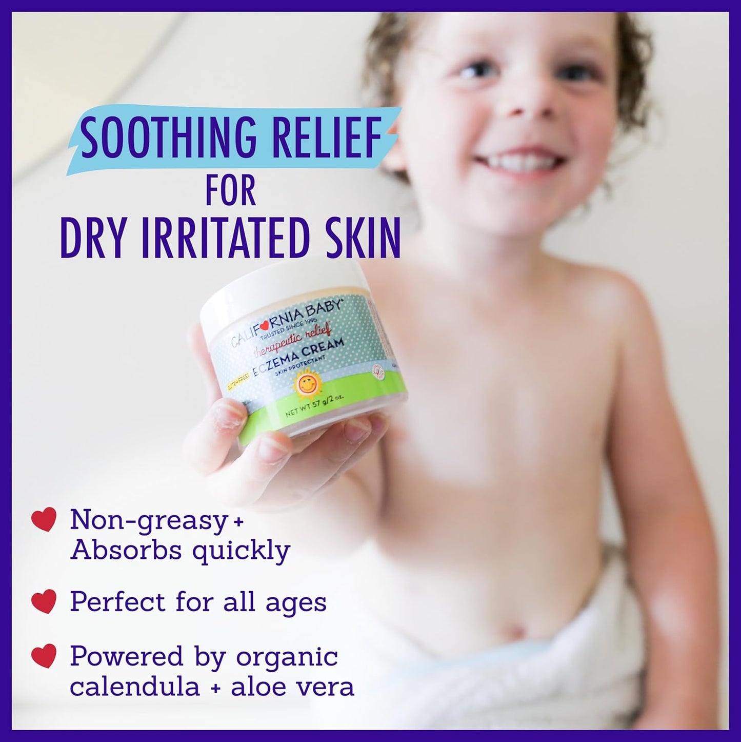 California Baby Eczema Treatment Set | 2oz Eczema Cream + 8.5oz Eczema Body Wash | Colloidal