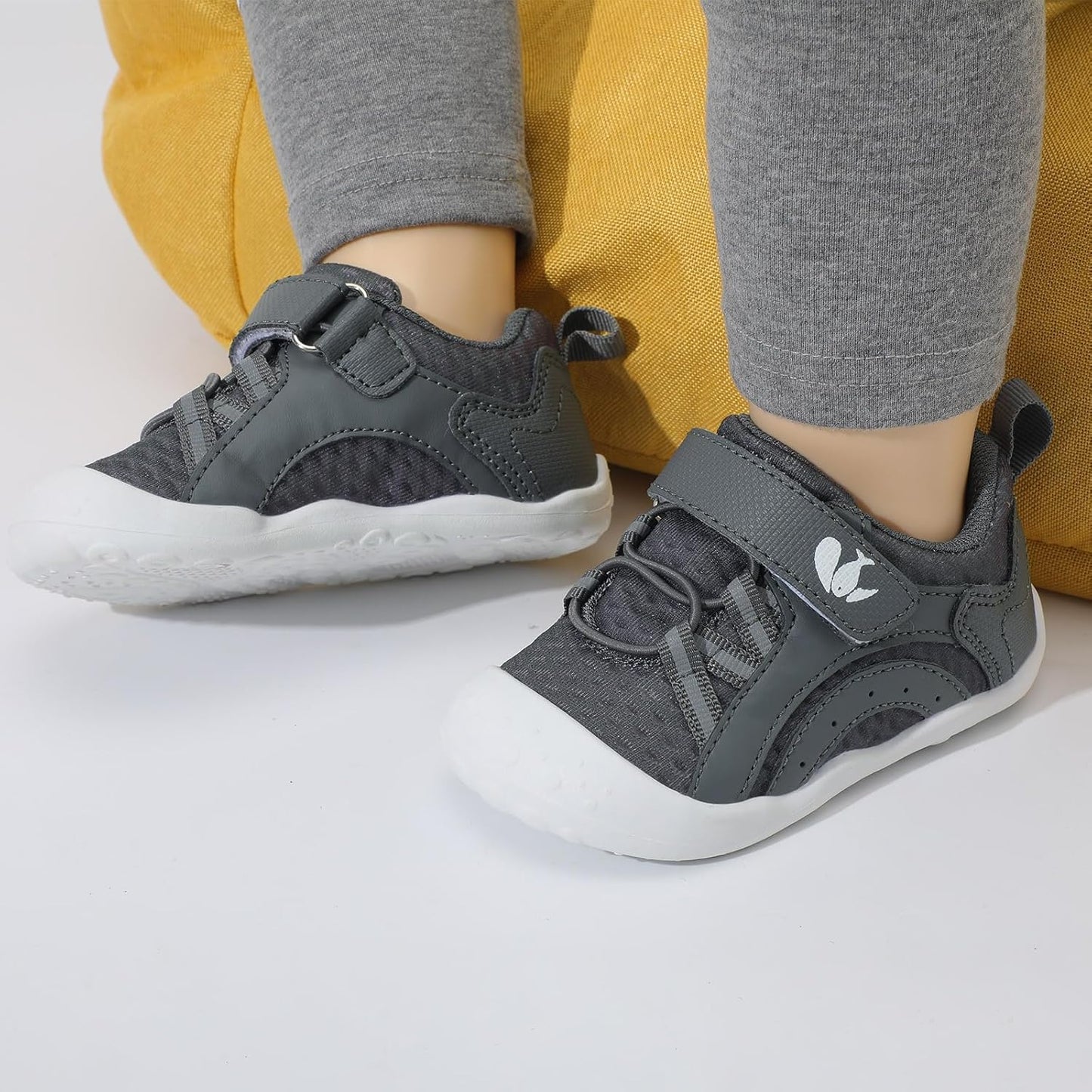 FEETCITY Wide Baby Shoes Boys Girls Baby Barefoot Shoes Breathable Infant Walking Shoe Crib Sock Shoe Toddler Sneakers Flexible