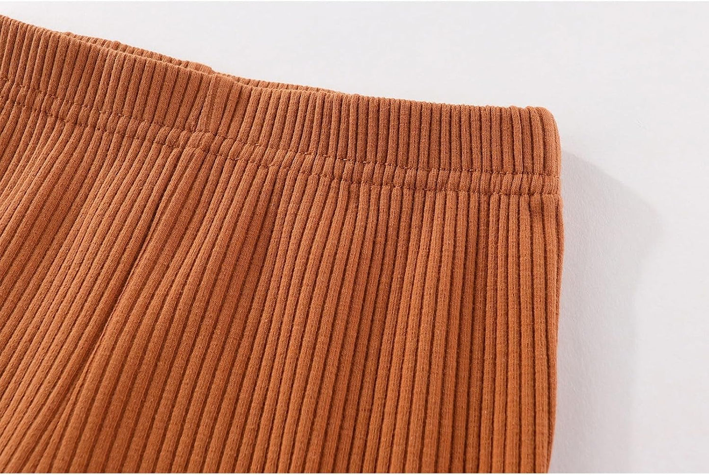 Unisex Baby Boy Girl Pants Sets Ribbed Soft Infants Bottoms Casual 4 Pack 0-24 Month Babies' Leggings