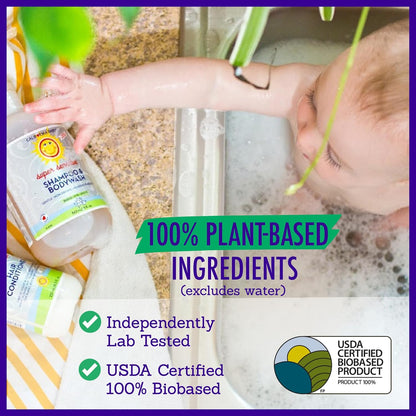 California Baby Super Sensitive Baby Shampoo and Body Wash | 100% Plant-Based | Gentle Fragrance