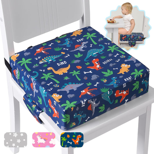 Sylynvia Booster Seat for Kitchen Chair, Toddler Booster Seats for Dining Table with Adjustable