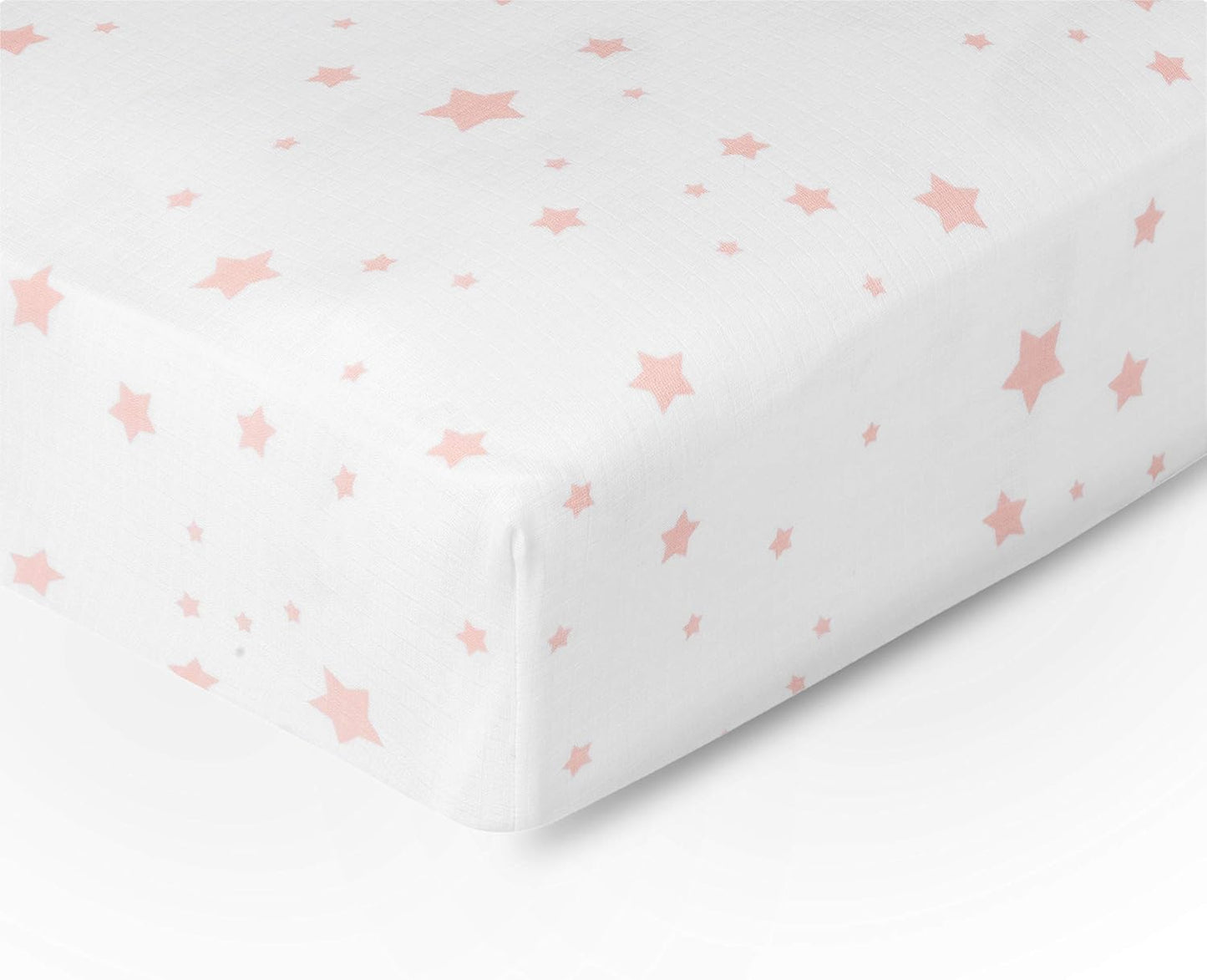 Newton Baby Mini Crib Fitted Sheets (2-Pack) | Organic Muslin Cotton, Breathable & Soft Baby