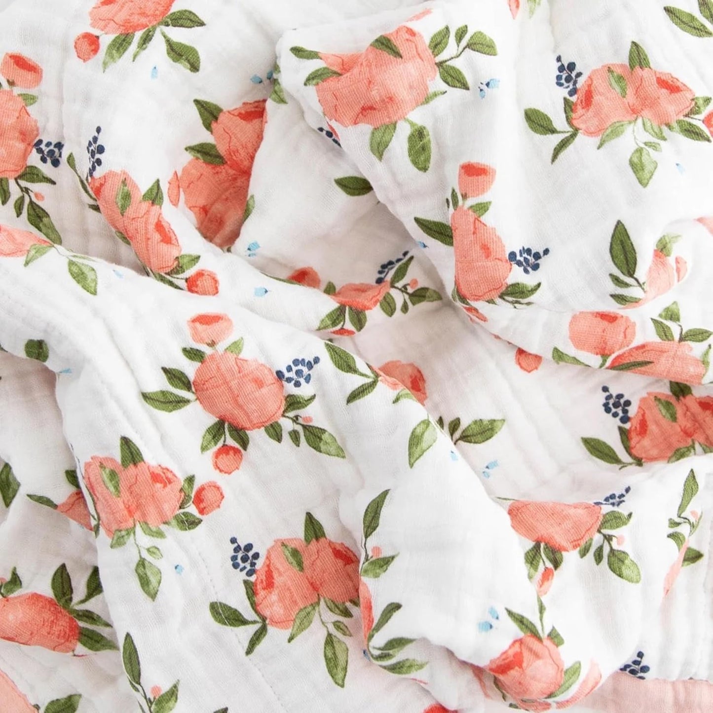 Little Unicorn Newborn Receiving Quilt | Ultra- Soft, Multi-Layered Muslin Fabric | Gift for