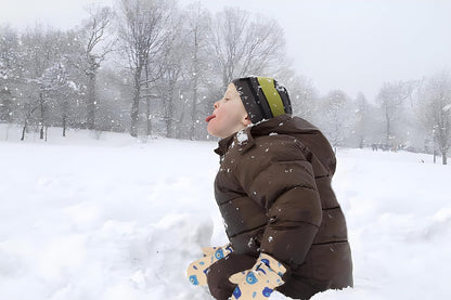 Toddler Gloves Kids Mittens Winter Warm Lined Fleece Gloves Waterproof Snow Baby Mitten for Boys Girls