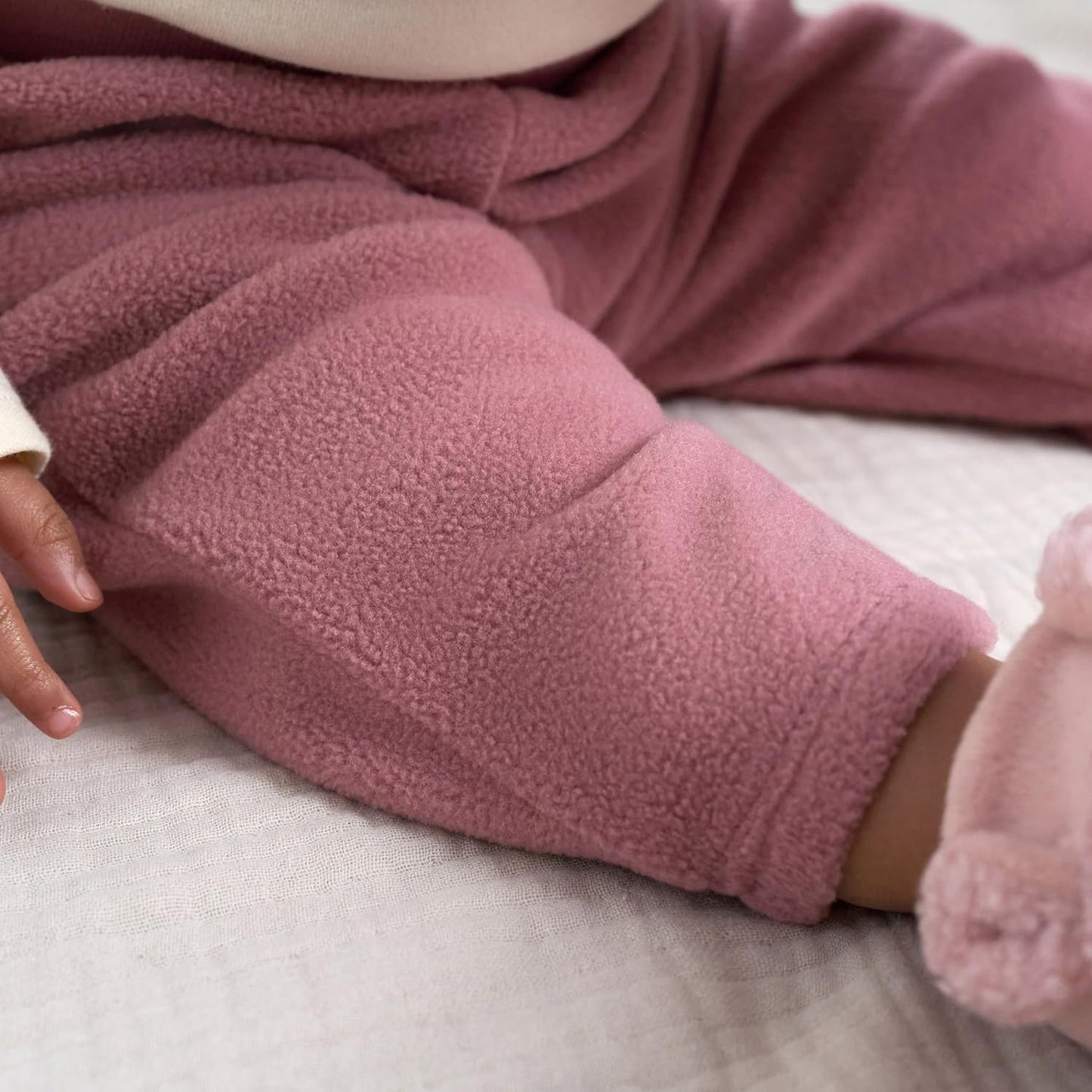 Gerber Baby Girls' 4-Pack Microfleece Pants