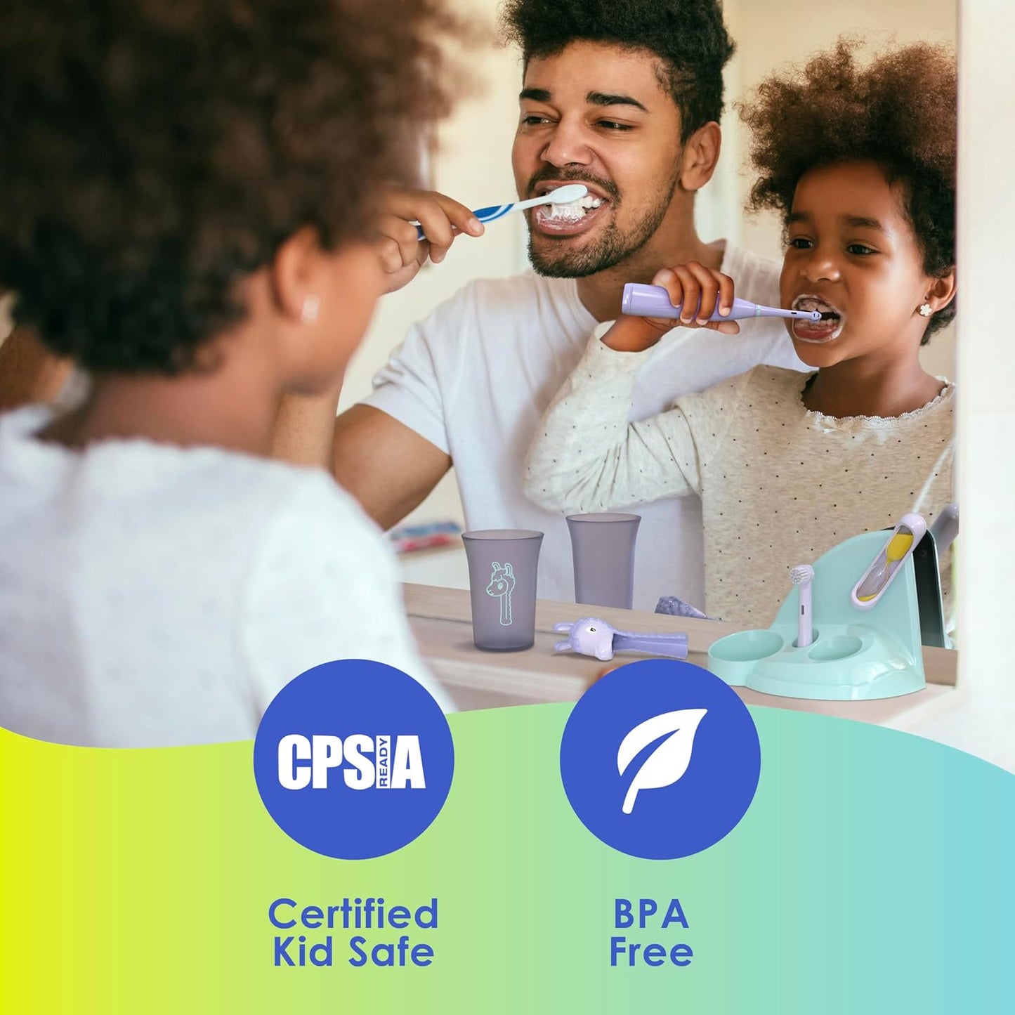 Brusheez Kids’ Electric Toothbrush Set - Safe & Effective for Ages 3+ - Parent Tested & Approved