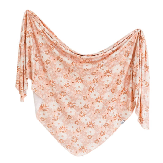 Copper Pearl Baby Swaddle Blanket - Premium Knit Baby Blanket, Large Soft Stretchy Receiving