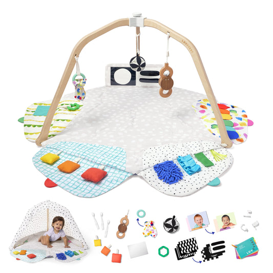Lovevery, The Play Gym, 5-Stage Baby Developmental for Full Year of Play