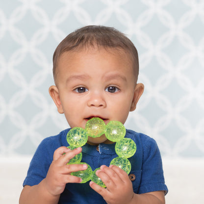 Infantino Water Teethers, Cooling & Massaging Relief, Lime/Blue, 3-Pack