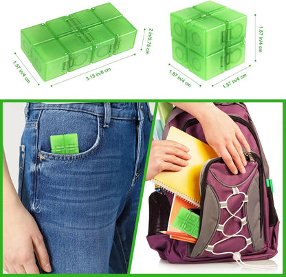 Infinitycube Fidget Toy Stress Relieving Fidgeting Game for Kids and Adults,Cute Pocket-Sized
