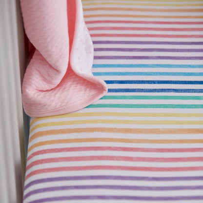 HonestBaby unisex-baby Fitted Crib Sheets Set Standard Mattress, 100% Organic Cotton Baby Boys