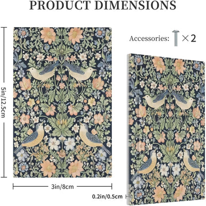 Decorative Switch Covers Plate Rustic Morris Birds Green Leaf Flower 1 Gang No Device Single Blank Outlet Covers Wall Plate Cover Light Switch Plate Electrical Faceplate Home Decor
