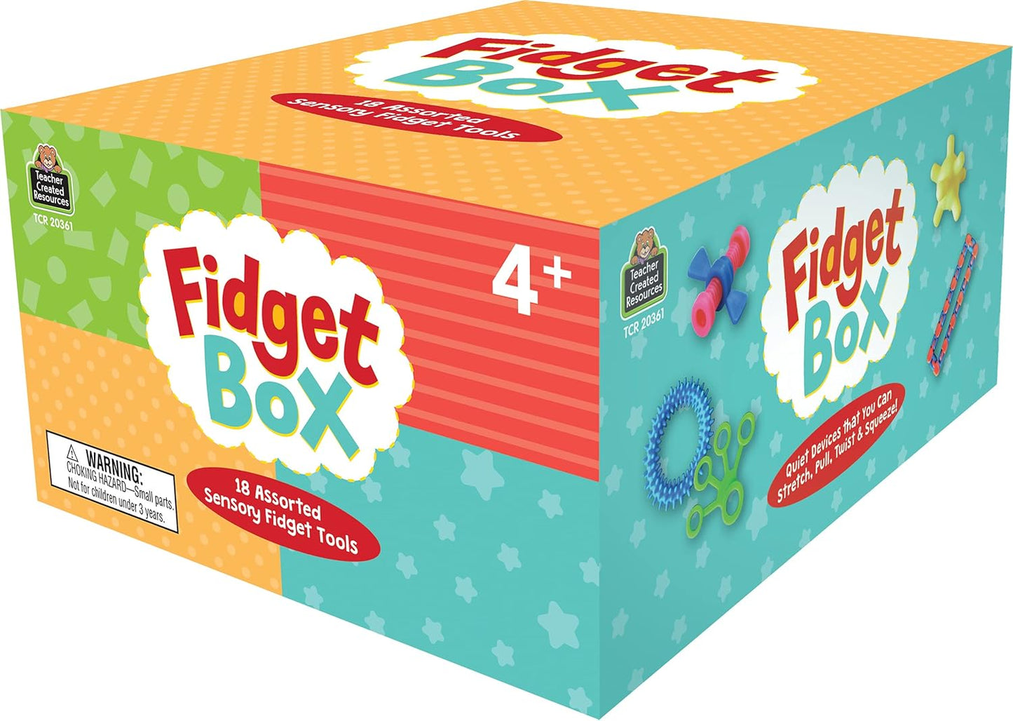 Teacher Created Resources® Fidget Box, 18 Pieces