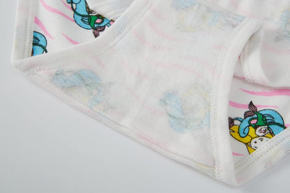 Family Feeling Little Girl Underwear Toddler Panties Big Kids Undies Soft 100% Cotton