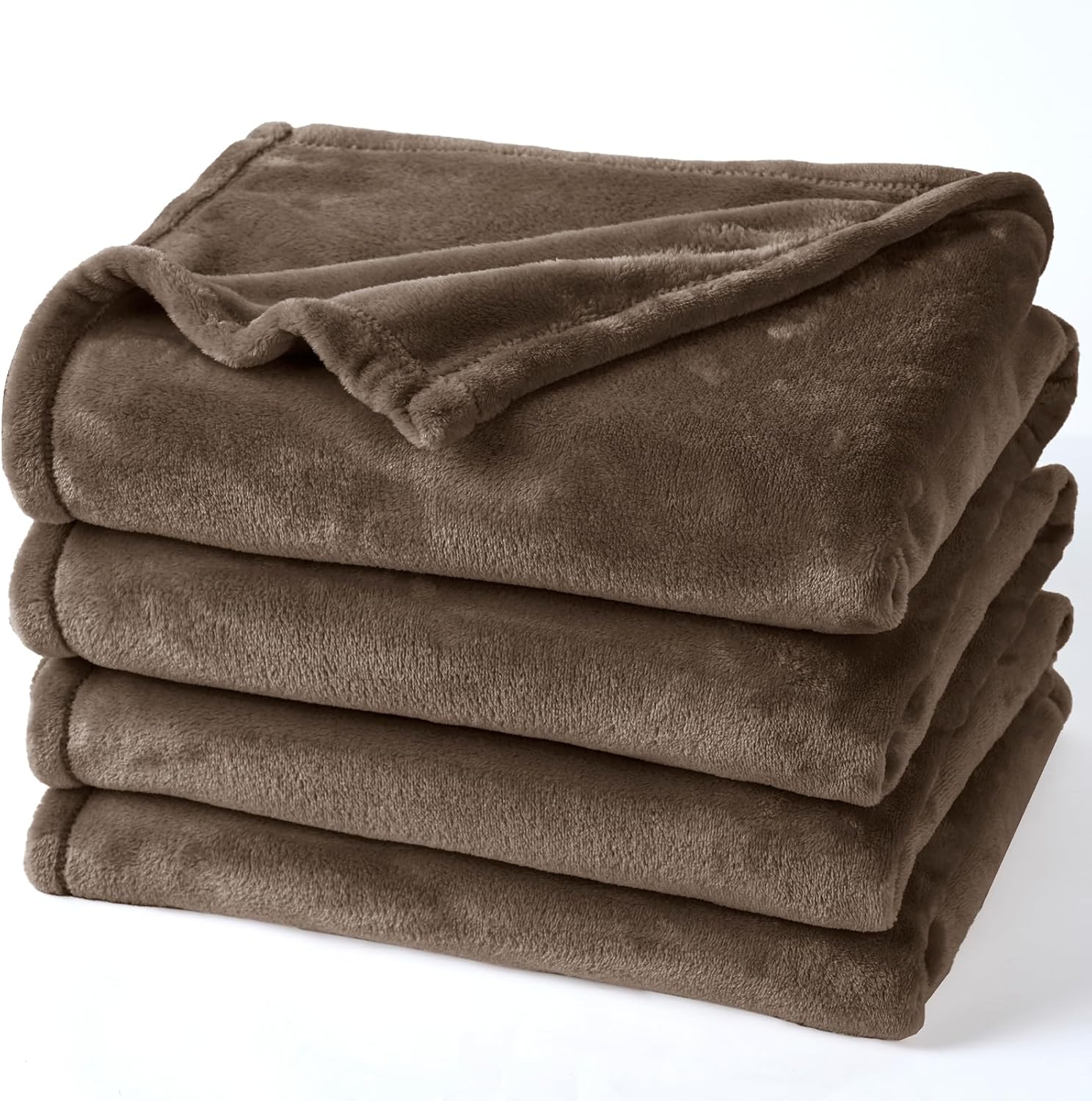 PHF Ultra Soft Fleece Blanket Twin Size, No Shed No Pilling Luxury Plush Cozy 300GSM Lightweight