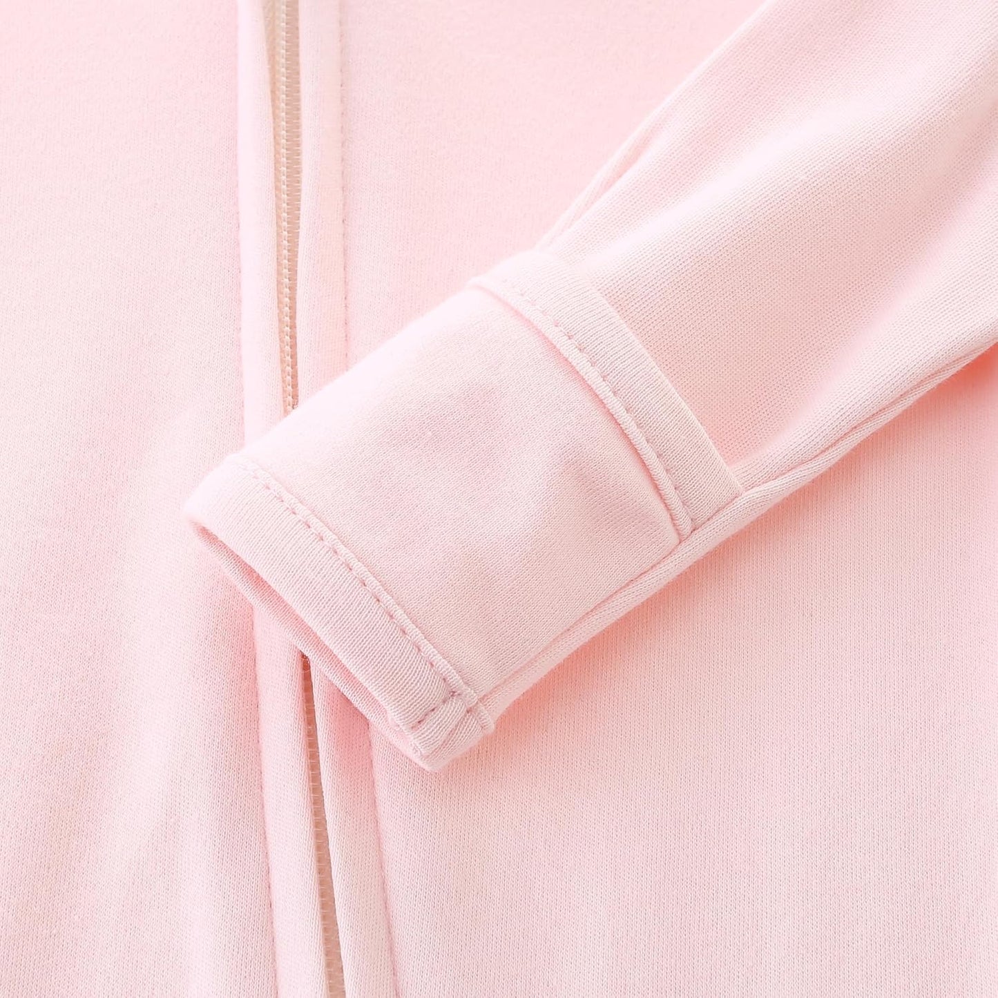 Baby Romper 100% Organic Cotton Pajamas One Piece Long Sleeve Zipper Footie Onesie for 0~12M Baby