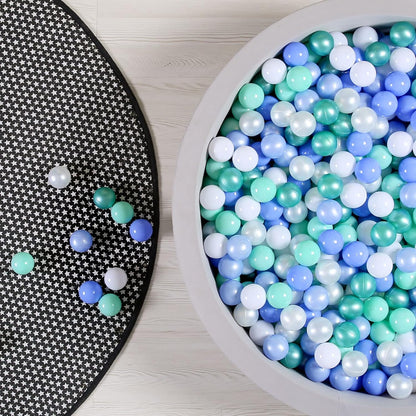 GOGOSO Ball Pits Balls for Toddlers Pack of 50 100 200 Plastics Shape Ball Non-Phthalate Non-BPA Non-Toxic 2.2-Inch Crush Proof Play Balls