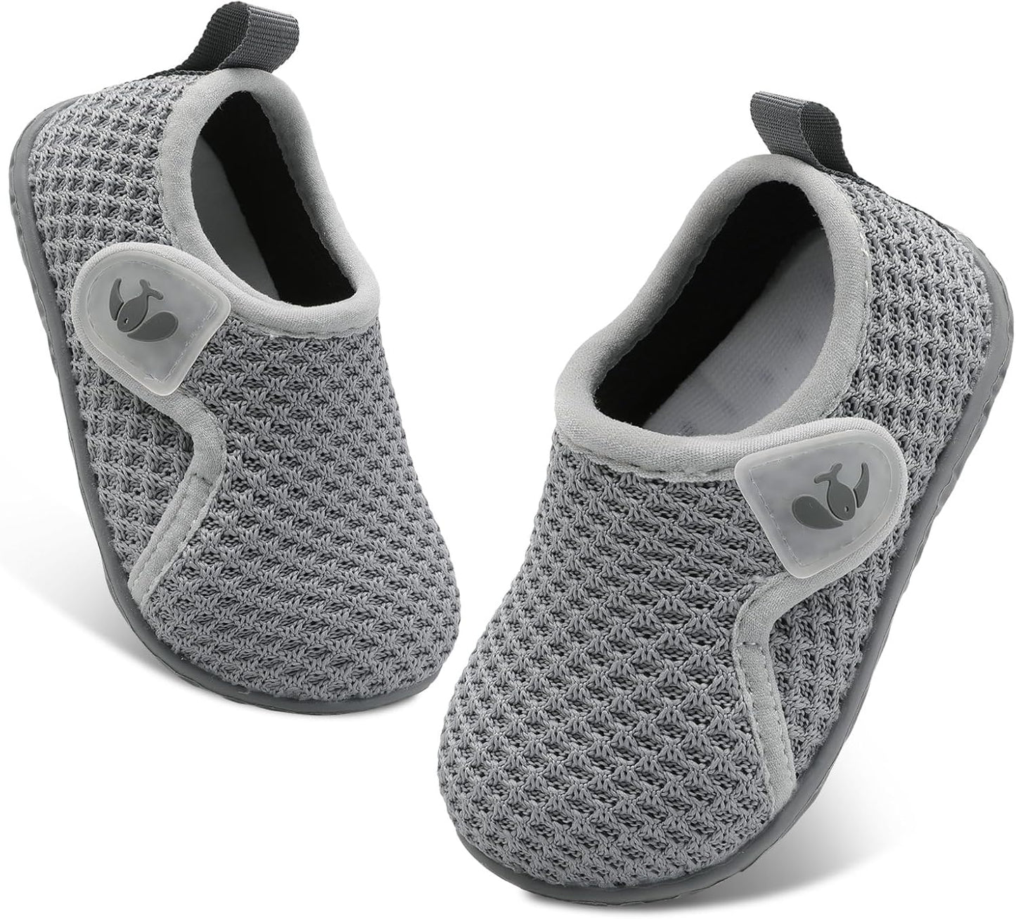 FEETCITY Baby Boys Girls First Walking Shoes Infant Sneakers Crib Shoes Breathable Lightweight Slip On Shoes