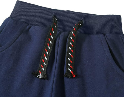 Bumeex Baby and Toddler Boys' 2-Pack Pull on French Terry Pants 1-7Y