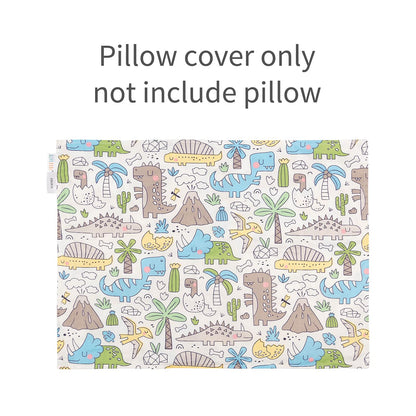 ALVABABY Toddler Pillowcases 2 Pack Cotton Kids Pillow Cover Fit 13"x 18" or 14"x20" Envelope for Girl Boy Sleepy Travel 2L-TPW14A