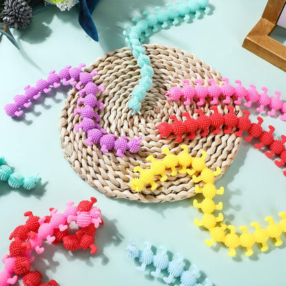 Chivao Bulk Stretchy String Fidget Toys Animal Sensory Toys Pack Worm Sensory Stress Fidget Toys