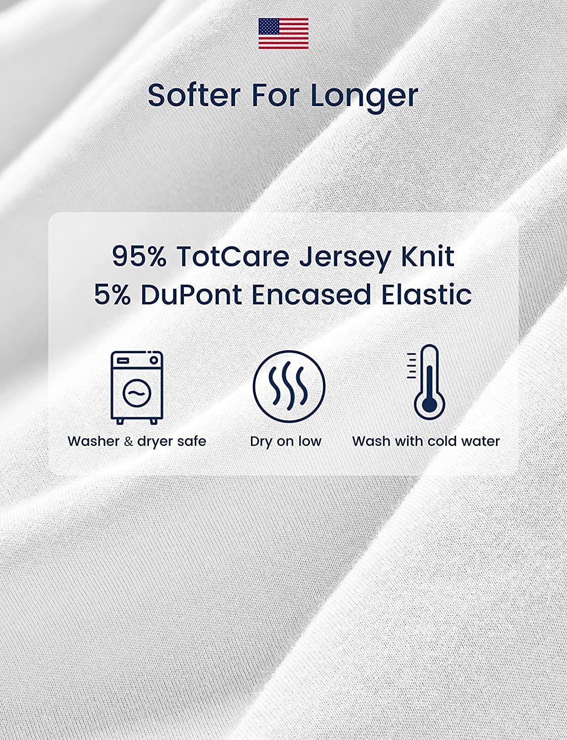 TotAha Changing Pad Cover, Buttery Soft Diaper Changing Pad Covers for Girls Boys, Super Stretchy Jersey Knit Changing Table Covers, 5'' Deep Pocket, 2 Pack