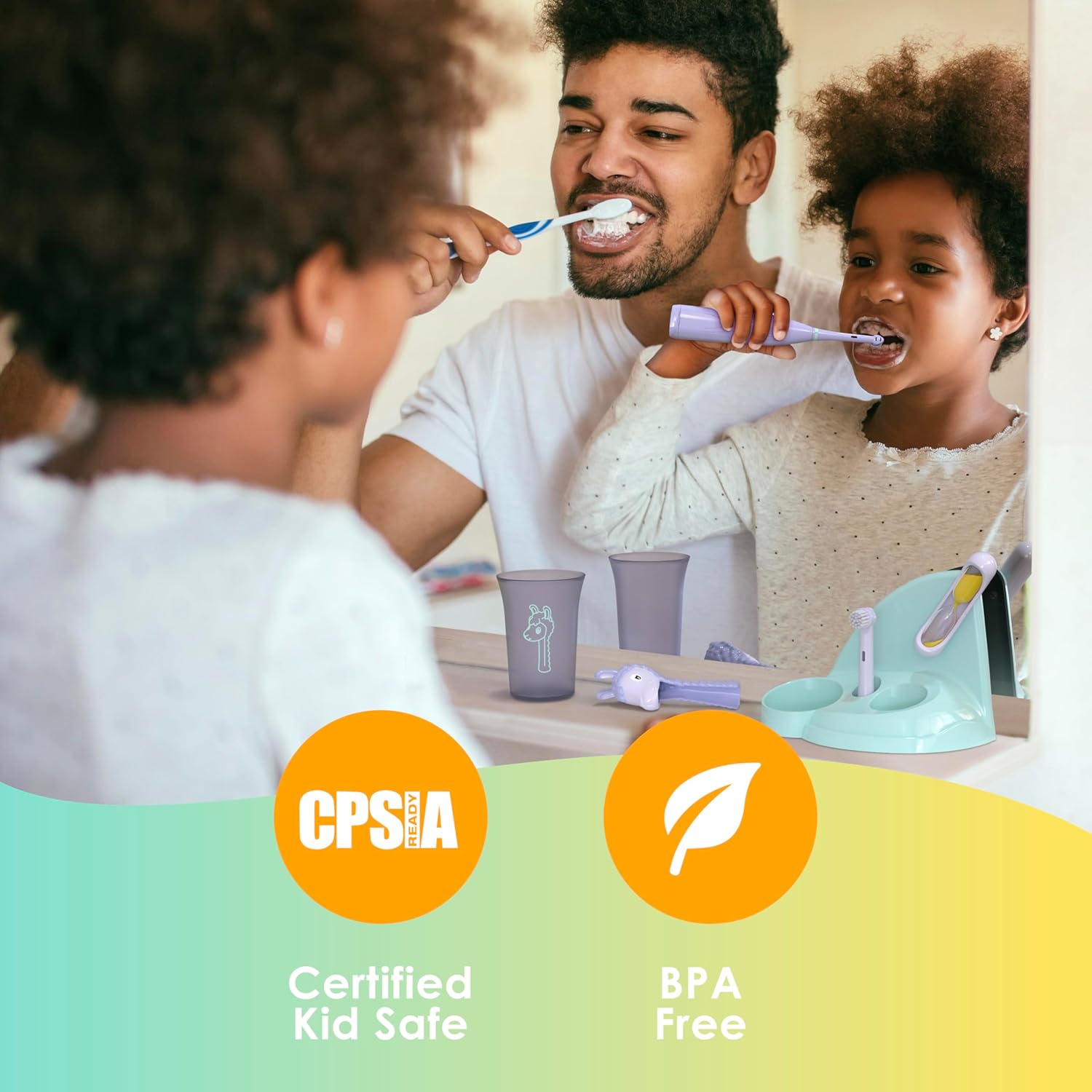 Brusheez Kids’ Electric Toothbrush Set - Safe & Effective for Ages 3+ - Parent Tested & Approved