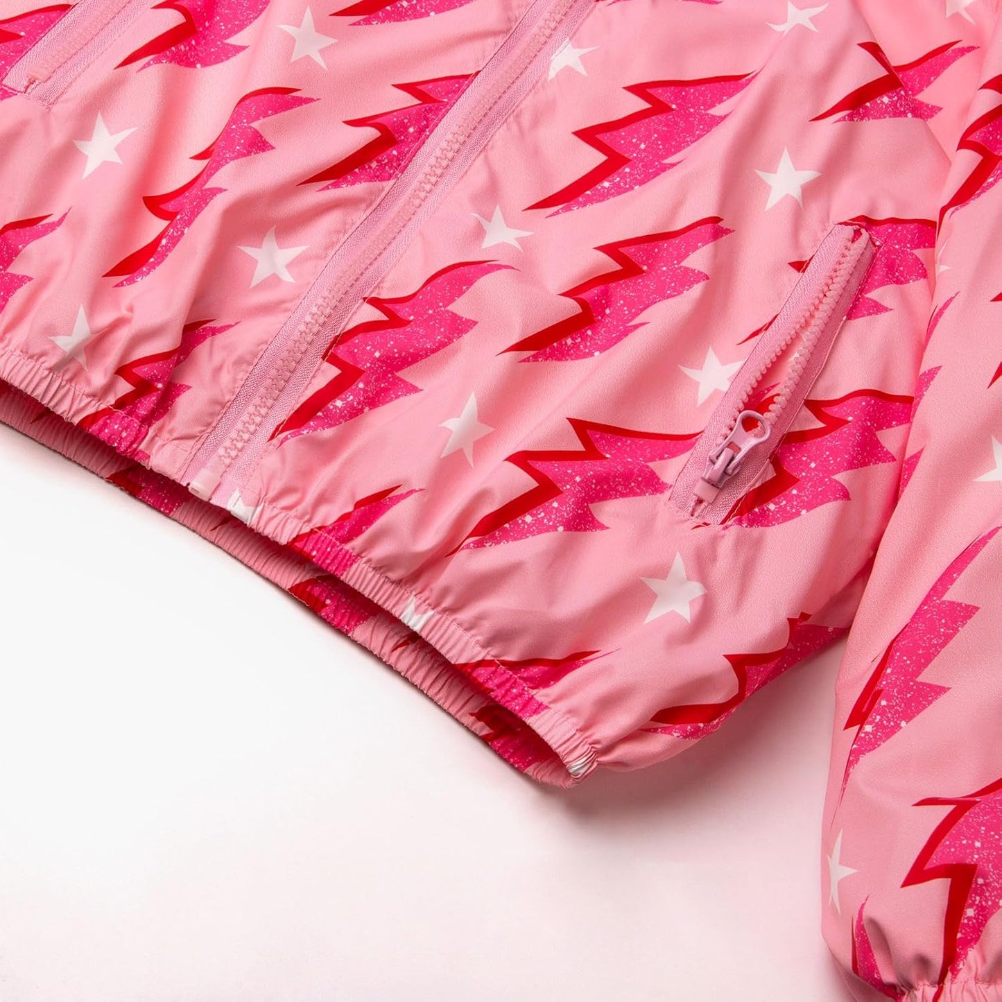 WELAKEN Lightweight Jacket for Girls Kids & Toddler II Girls' Print Water-Resistant Jacket