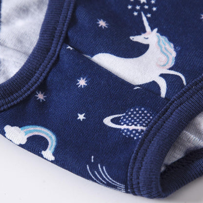 Finihen Girls Cotton Underwear Toddler Girls Panties Kids Briefs Multipacks.