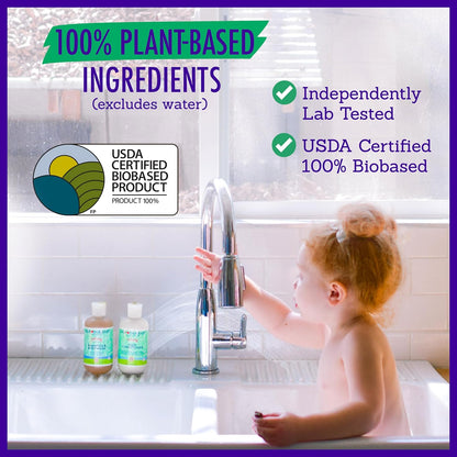 California Baby Calming Hair Conditioner | 100% Plant-Based Kids Conditioner | Rinse-out or Leave