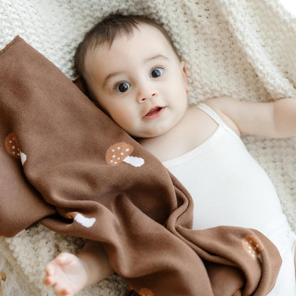 Knit Baby Blanket for Girls and Boys 100% Cotton Buttery Soft Cozy Receiving Swaddle Crib Stroller