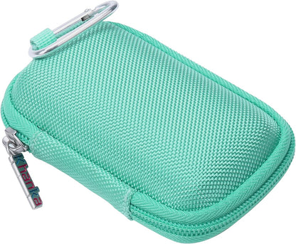 khanka Hard Carrying Case Replacement for Speks Geode Magnetic Fidget Sphere - Pentagons 12-Piece Set - Slate, Holds 24 pieces Magnetic Fidget Sphere, Case Only (Teal)