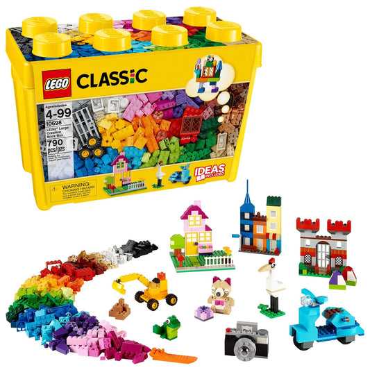 LEGO Classic Large Creative Brick Box 10698 Building Set, Toy Storage Solution for Home or