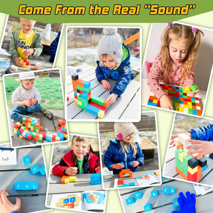 48PCS Magnetic Blocks for Toddlers Toys, Large Magnetic Cube Toy for Sensory STEM Education Preschool Magnet Toys for 3 4 5 6 Year Old Boys and Girls, Compatile with Mine Magnet World
