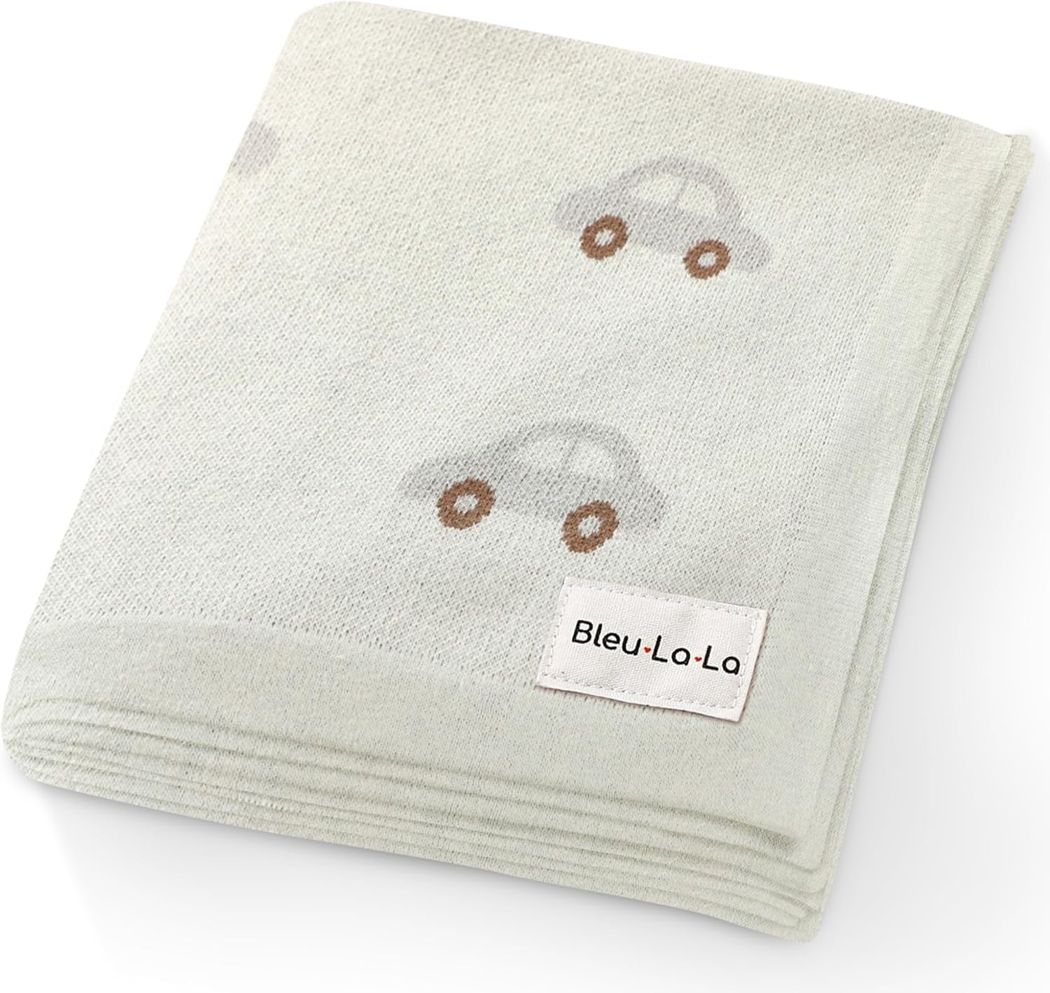 Knit Baby Blanket for Girls and Boys 100% Cotton Buttery Soft Cozy Receiving Swaddle Crib Stroller