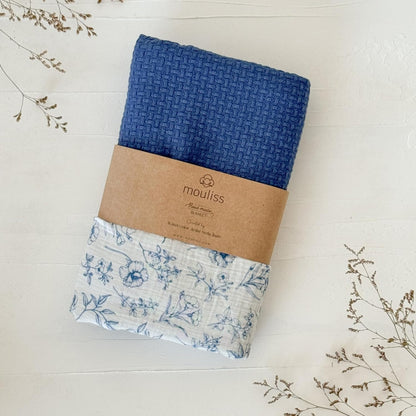 Personalized Baby Blanket with Name – Handmade 100% Organic Cotton Newborn Gift | Custom Knit