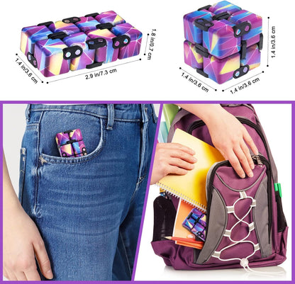 Infinitycube Fidget Toy Stress Relieving Fidgeting Game for Kids and Adults,Cute Pocket-sized