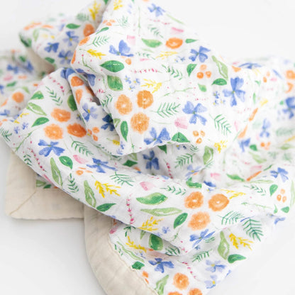 Little Unicorn Newborn Receiving Quilt | Ultra- Soft, Multi-Layered Muslin Fabric | Gift for