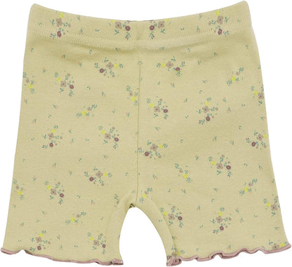 AVAUMA Baby Boy Girl Pajama Set 6M-7T Kids Cute Toddler Snug fit Flower Pattern Design Pjs Cotton Sleepwear Ruffled Shirring
