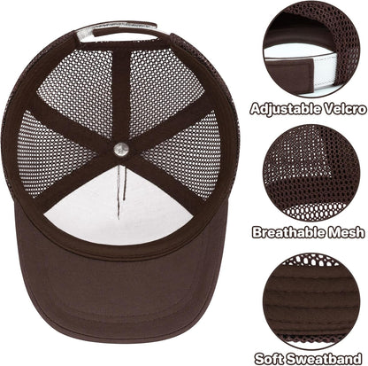 qikqik Baby Baseball Cap Toddler Baseball Hat with Mesh Infant Sun Hat UPF 50+ Baby Ball Cap Toddler Girl Hats Kids Hat Boys